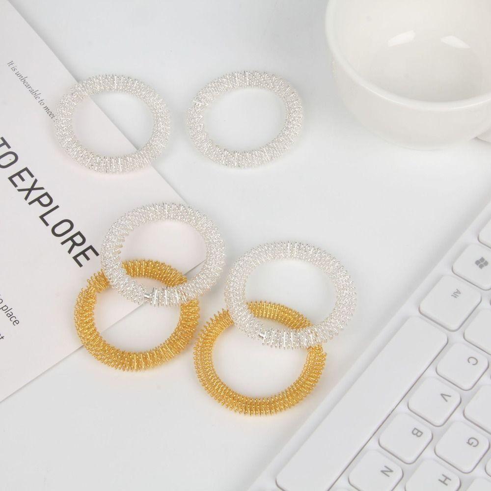 6шт эластичные запястья расслабляющий массажер расслабляющий браслет для рук иглоукалывание расслабляющий браслет