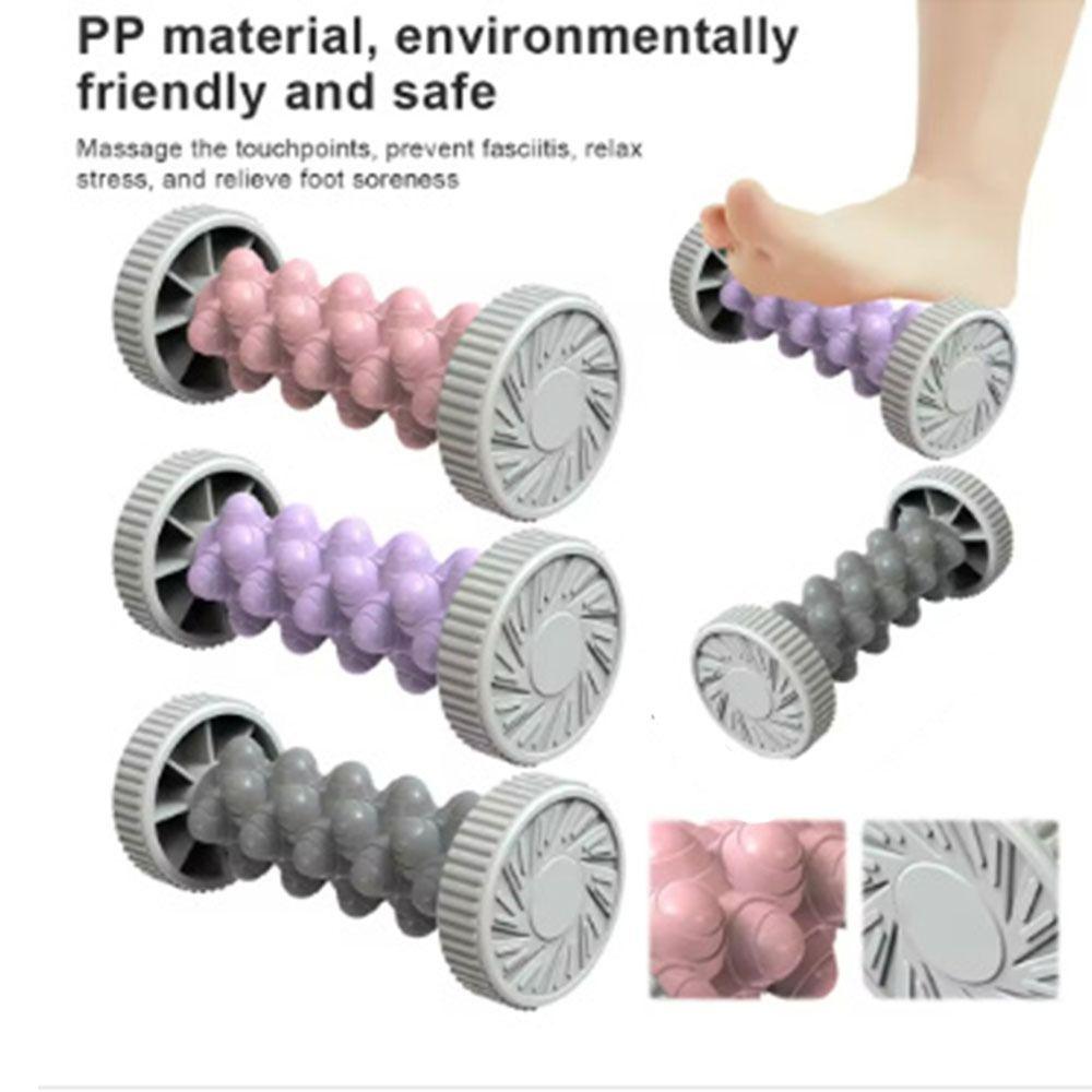 Эффективный массажер для ног, роликовый, расслабляющий икроножные мышцы, спортивный, фитнес, роликовый, расслабляющий ступни серый