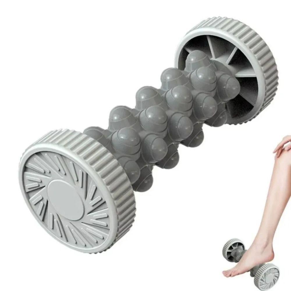 Эффективный массажер для ног, роликовый, расслабляющий икроножные мышцы, спортивный, фитнес, роликовый, расслабляющий ступни розовый